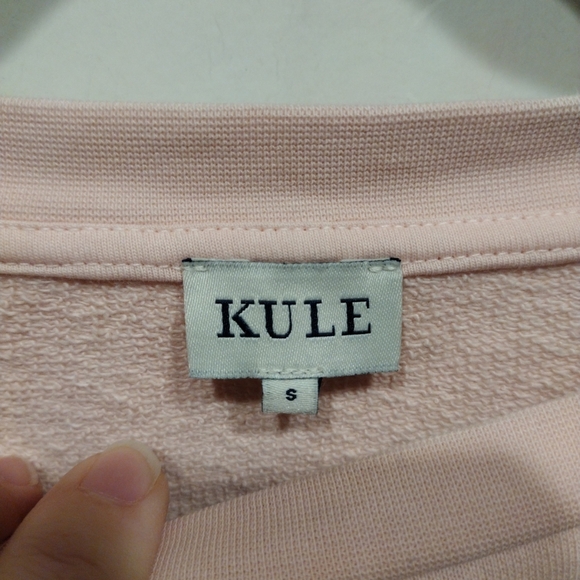 Kule Organic Pink & Orange Ombre Summer Sunset Sweatshirt Women's Sz S-Swiftie - Picture 2 of 6